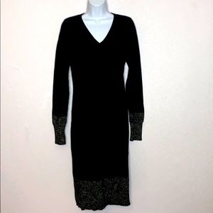 Ann Taylor Black Sweater Dress